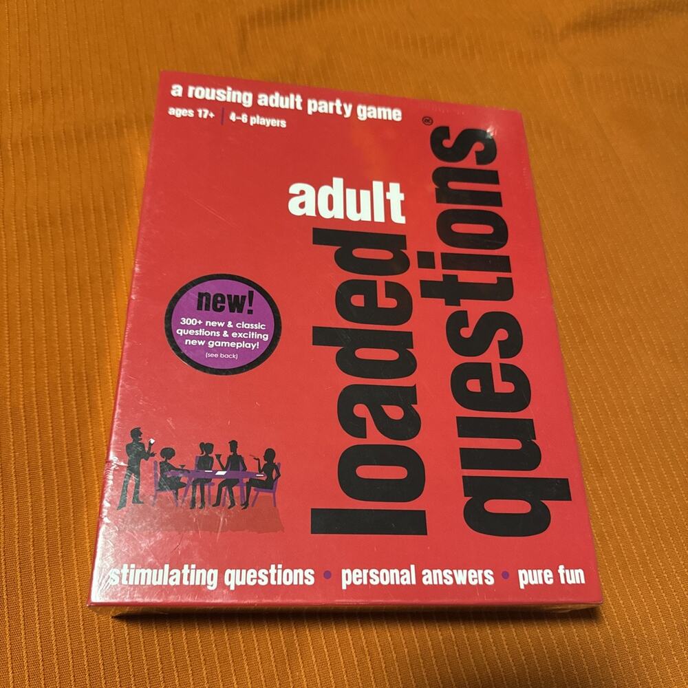 NEW Adult Loaded Questions A Rousing Adult Party Game SEALED 2015 17+ 4-6 Player